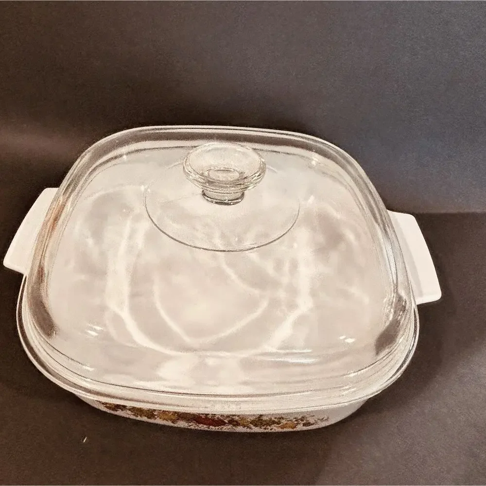 Vintage Corning Ware Spice of Life A-10-B 2.5 Liter w/ Original Pyrex Dome Lid